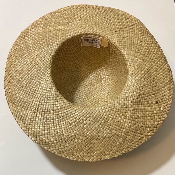 VTG,Happy Cappers By The Field Company Straw Unisex Hat Perfect For Sunny Days - Picture 5 of 16